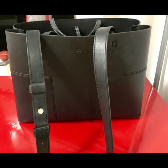 TORY BURCH | BLOCK-T TRIPLE-COMPARTMENT TOTE - Picture 7 of 7